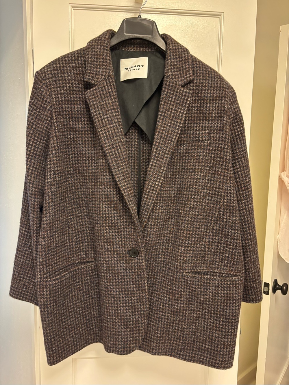 Isabel Marant Etoile Cikaito Single Breasted Wool Blazer FR 44